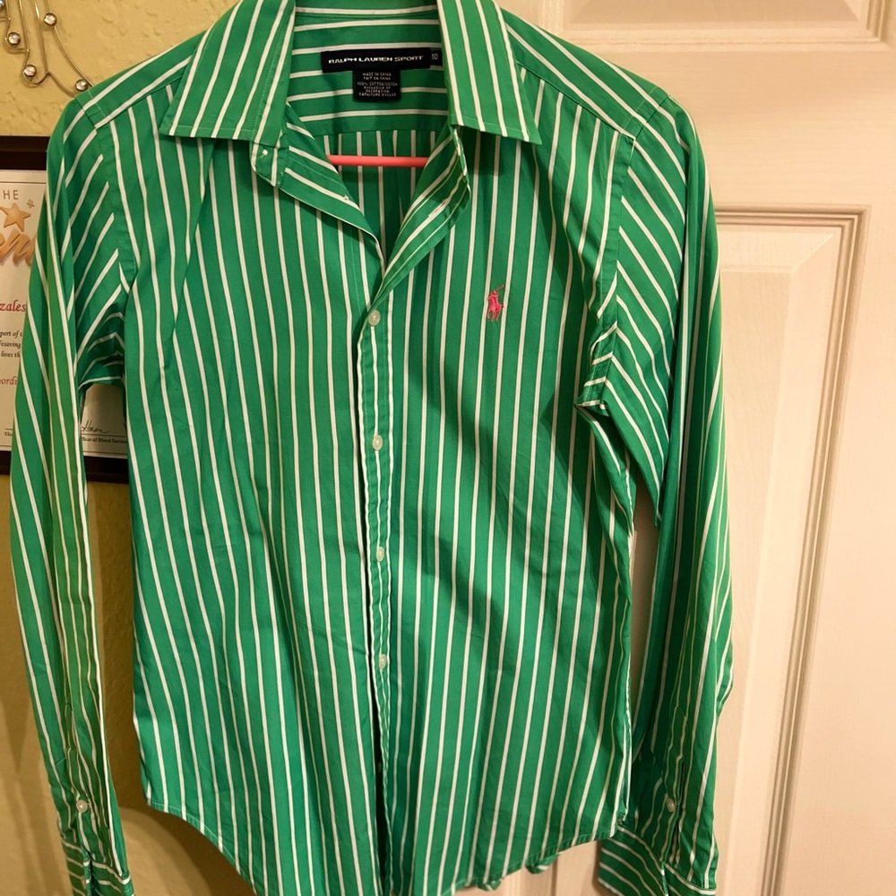 Ralph Lauren sport green top